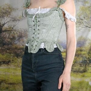 French Meadows Mint Green Corset